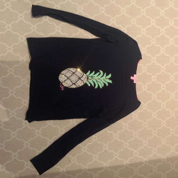Navy blue pineapple Lilly Pulitzer sweater. - Picture 1 of 2